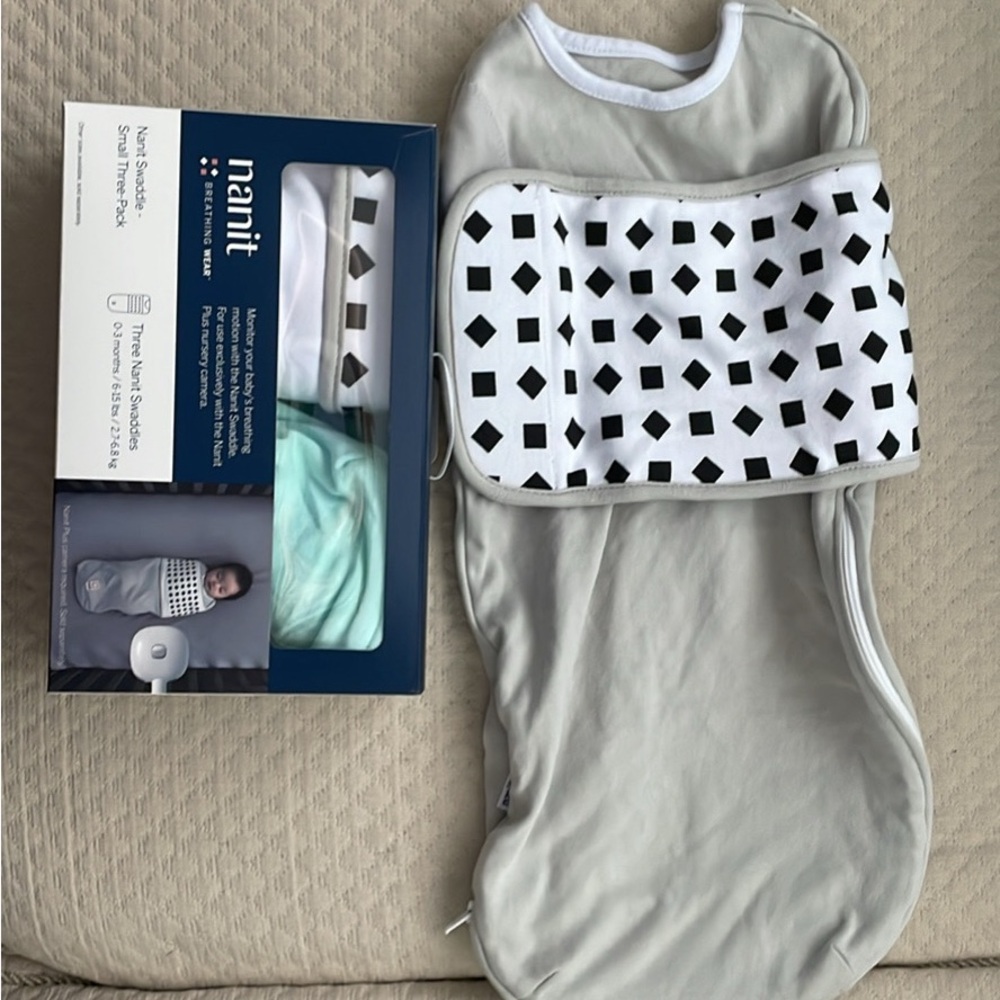 Nanit swaddle, small three pack nearly NWOT
